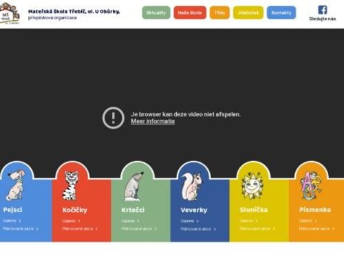 Mateřská škola Třebíč, ul. U Obůrky