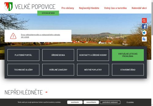 Zobrazit webové stránky Obecní úřad Velké Popovice