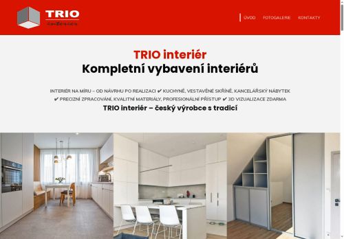 Zobrazit webové stránky TRIO interiér