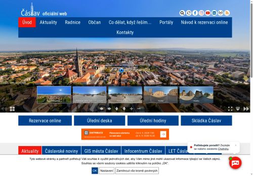 Město Čáslav nabízí práci na pozici Referent sociálních věcí v obci Čáslav