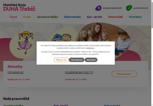 Zobrazit webové stránky Mateřská škola Duha