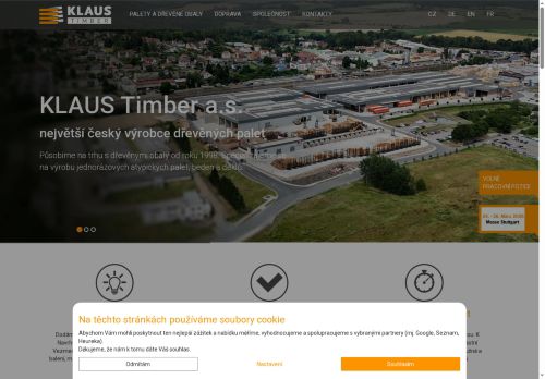 KLAUS Timber a.s. nabízí práci na pozici Stavební dělníci v obci Drahkov