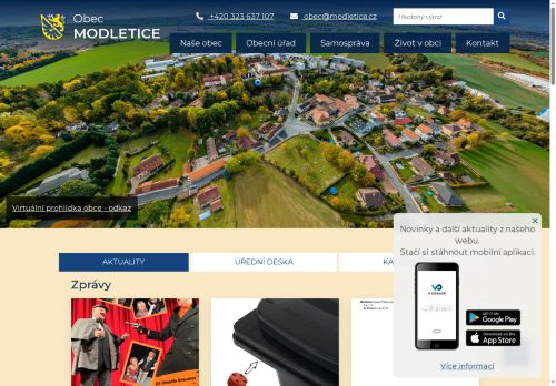 Zobrazit webové stránky Obecní úřad Modletice