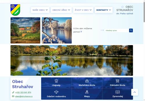 Zobrazit webové stránky Obecní úřad Struhařov