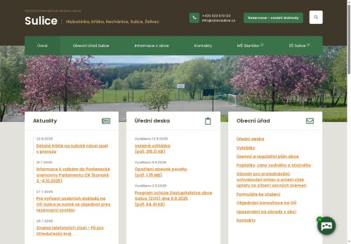 Zobrazit webové stránky Obecní úřad Sulice