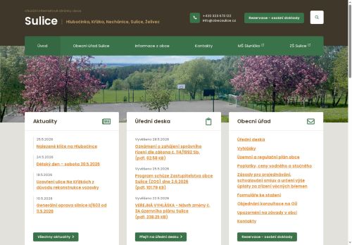 Zobrazit webové stránky Obecní úřad Sulice