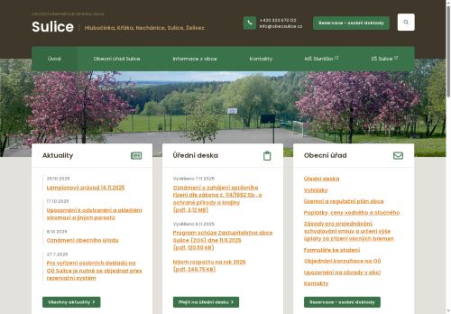 Zobrazit webové stránky Obecní úřad Sulice