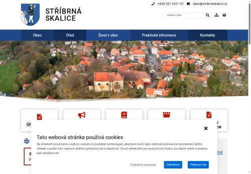 Zobrazit webové stránky Obecní úřad Stříbrná Skalice