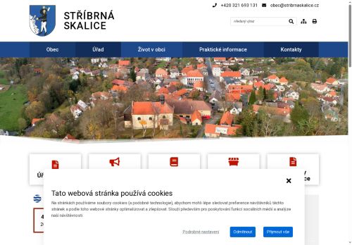 Zobrazit webové stránky Obecní úřad Stříbrná Skalice