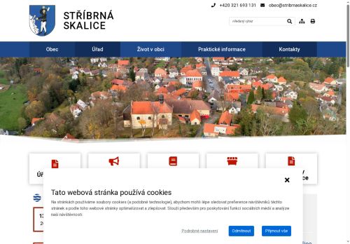 Zobrazit webové stránky Obecní úřad Stříbrná Skalice
