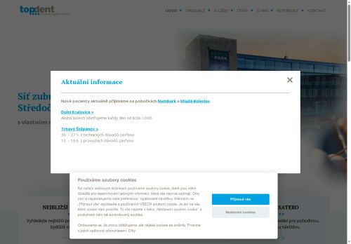 Topdent s.r.o. nabízí práci na pozici Řidič sk. B v obci Mladá Boleslav