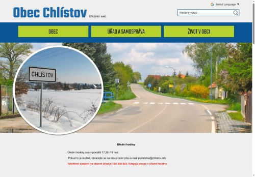 Zobrazit webové stránky Obecní úřad Chlístov