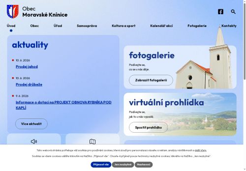 Zobrazit webové stránky Obecní úřad Moravské Knínice