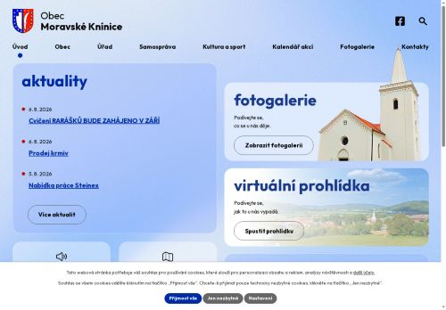Zobrazit webové stránky Obecní úřad Moravské Knínice