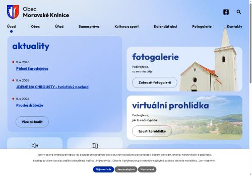 Zobrazit webové stránky Obecní úřad Moravské Knínice