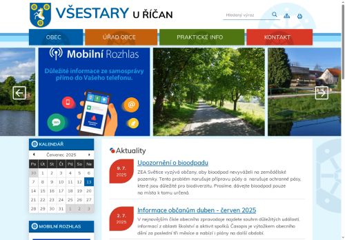 Zobrazit webové stránky Obecní úřad Všestary