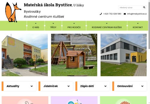 Mateřská škola Bystřice, okres Benešov, příspěvková organizace nabízí práci na pozici Hlavní účetní   M/Ž v obci Bystřice