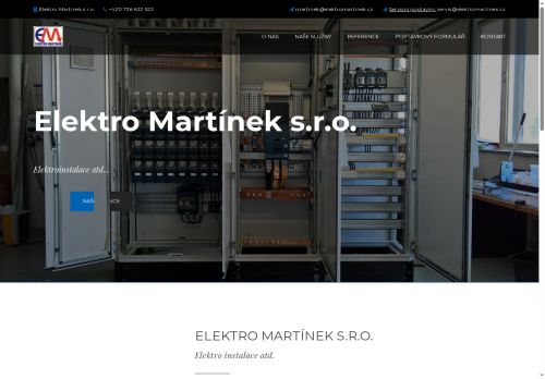 ELEKTRO MARTÍNEK s.r.o. nabízí práci na pozici elektrikář - elektromontér rozvodných zařízení (m/ž) v obci Kolín