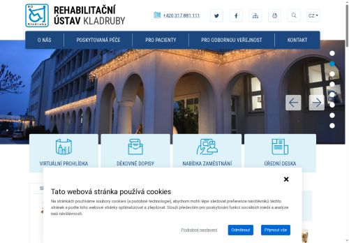 Rehabilitační ústav Kladruby nabízí práci na pozici Ergoterapeut/ka v obci Kladruby