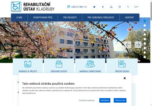 Rehabilitační ústav Kladruby nabízí práci na pozici Sanitář/sanitářka v obci Kladruby