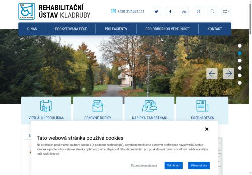 Rehabilitační ústav Kladruby nabízí práci na pozici Sanitář/sanitářka v obci Kladruby