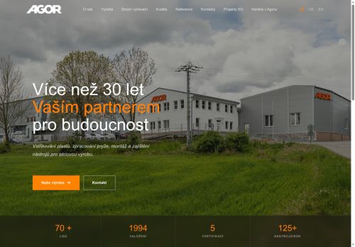 Agor Tech spol. s r.o. nabízí práci na pozici Skladník v obci Sádek