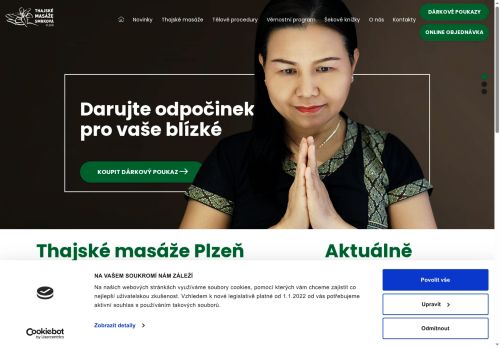 Thajské masáže Smrková s.r.o. nabízí práci na pozici Masér/ka na thajské masáže v obci Plzeň
