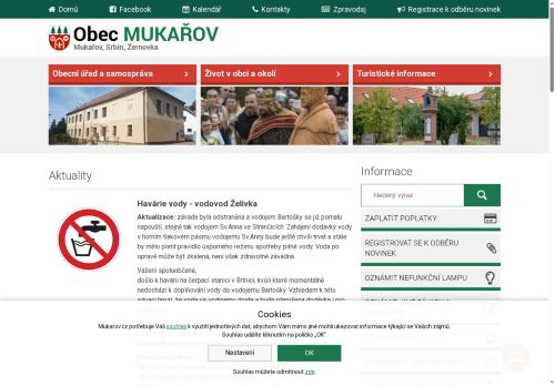 Zobrazit webové stránky Obecní úřad Mukařov
