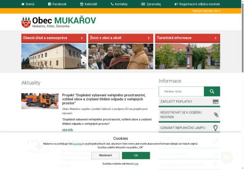 Zobrazit webové stránky Obecní úřad Mukařov