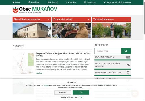 Zobrazit webové stránky Obecní úřad Mukařov