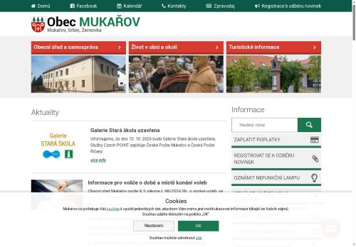 Zobrazit webové stránky Obecní úřad Mukařov