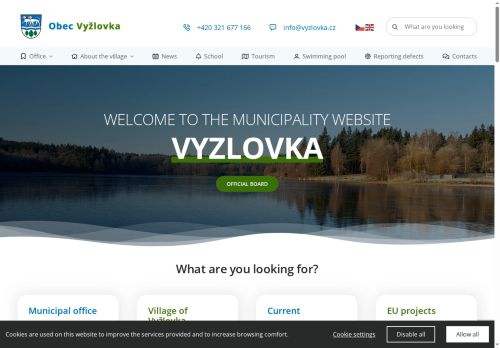 Zobrazit webové stránky Obecní úřad Vyžlovka