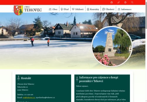 Zobrazit webové stránky Obecní úřad Tehovec