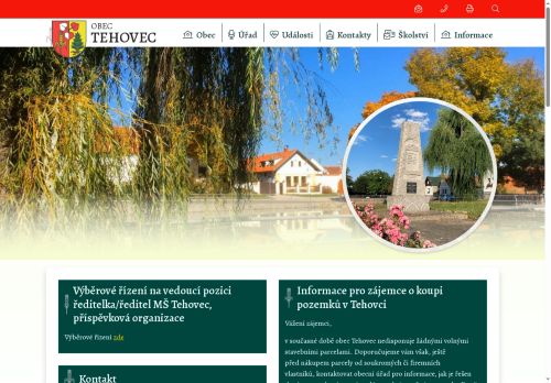 Zobrazit webové stránky Obecní úřad Tehovec