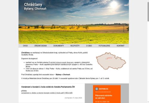 Zobrazit webové stránky Obecní úřad Chrášťany
