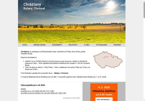 Zobrazit webové stránky Obecní úřad Chrášťany