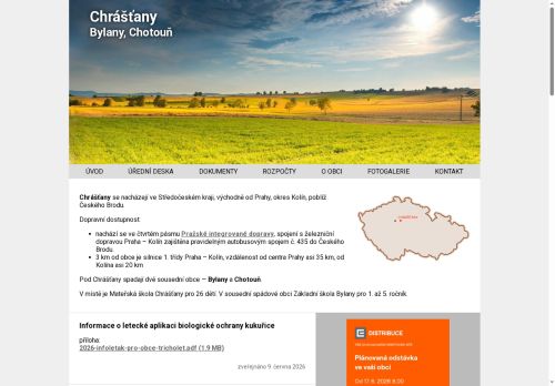 Zobrazit webové stránky Obecní úřad Chrášťany