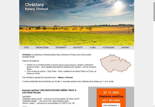 Zobrazit webové stránky Obecní úřad Chrášťany