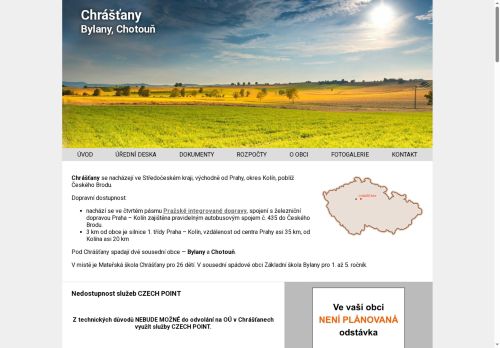 Zobrazit webové stránky Obecní úřad Chrášťany