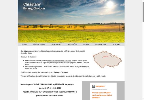 Zobrazit webové stránky Obecní úřad Chrášťany