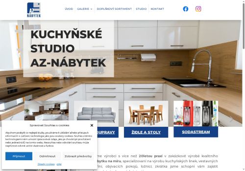 Zobrazit webové stránky AZ nábytek