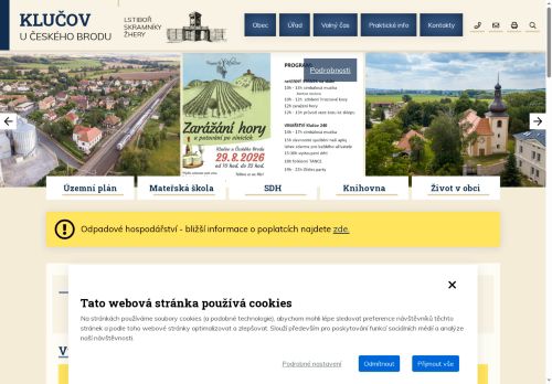 Zobrazit webové stránky Obecní úřad Klučov