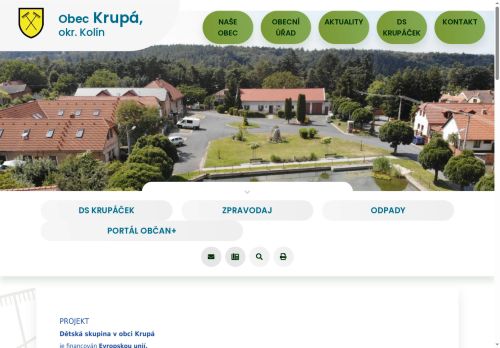 Zobrazit webové stránky Obecní úřad Krupá