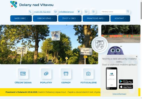 Zobrazit webové stránky Obecní úřad Dolany nad Vltavou