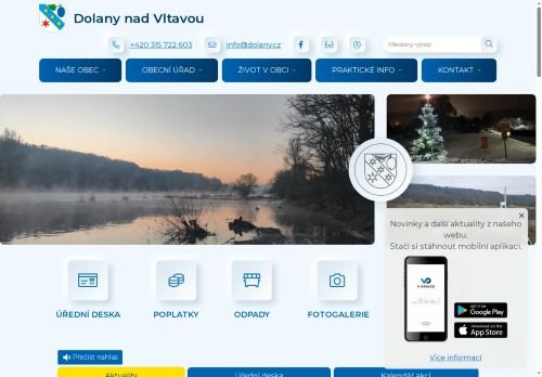 Zobrazit webové stránky Obecní úřad Dolany nad Vltavou