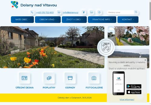 Zobrazit webové stránky Obecní úřad Dolany nad Vltavou