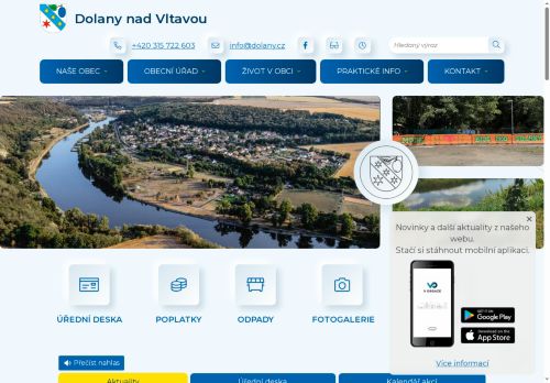 Zobrazit webové stránky Obecní úřad Dolany nad Vltavou