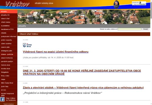 Zobrazit webové stránky Obecní úřad Vrátkov