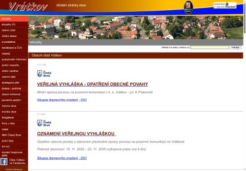 Zobrazit webové stránky Obecní úřad Vrátkov
