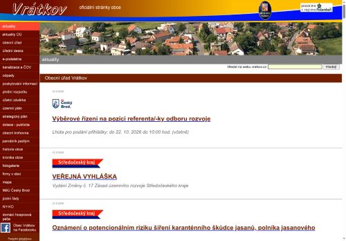 Zobrazit webové stránky Obecní úřad Vrátkov